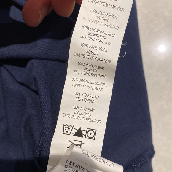 New Patagonia P-6 Label Organic Cotton Tank - Men's small navy ⭐️⭐️⭐️⭐️ - Picture 11 of 15